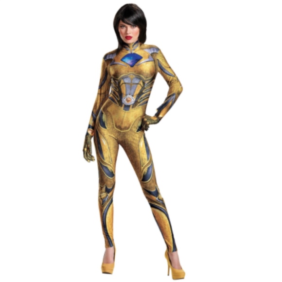 Saban Yellow power ranger costume NWT Large - Picture 1 of 3